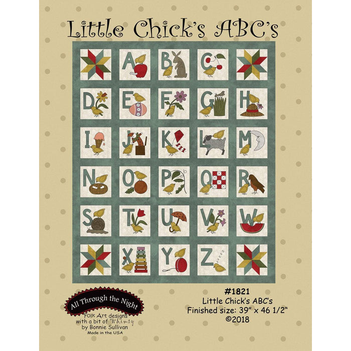 Little Chick's ABC's | Pattern | 39x46.5