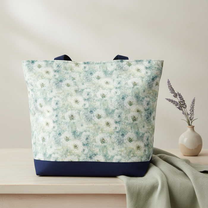 Packed Seed Pods Teal Multi Tote Bag