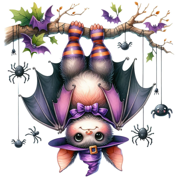 Halloween Wonder Animals Fabric Panel 18