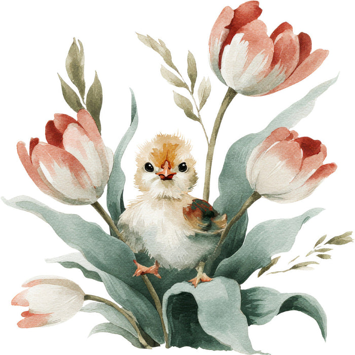 Farmhouse Chicken Decor Fabric Panel 10