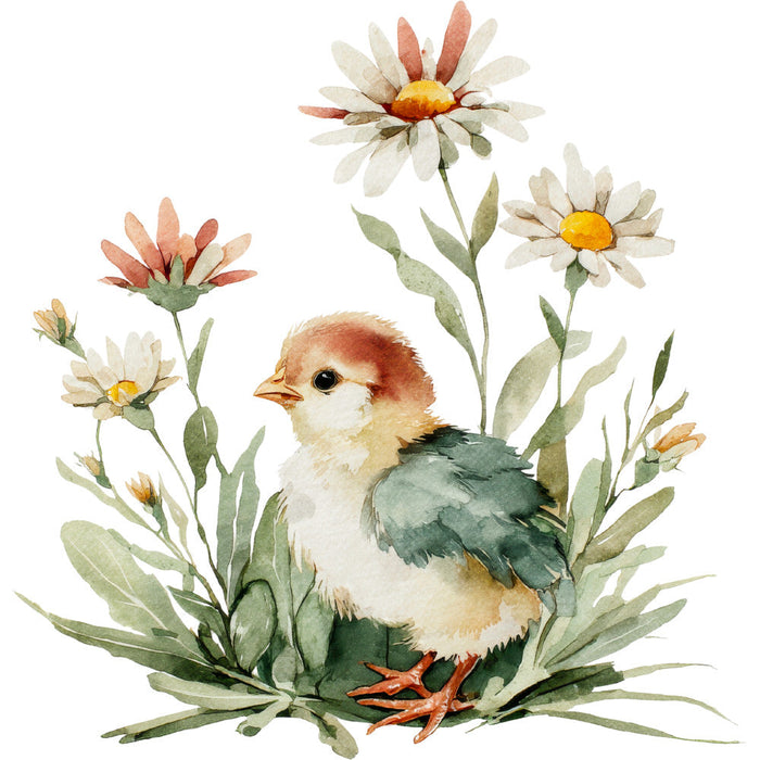 Farmhouse Chicken Decor Fabric Panel 4