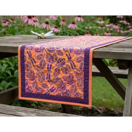 Pink Purple Orange Dragonfly Project