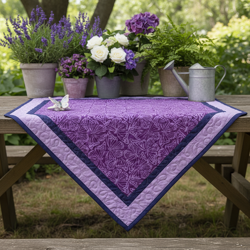 Purple Butterfly Batik Project