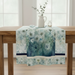 Running Yardage Teal Multi Table Runner