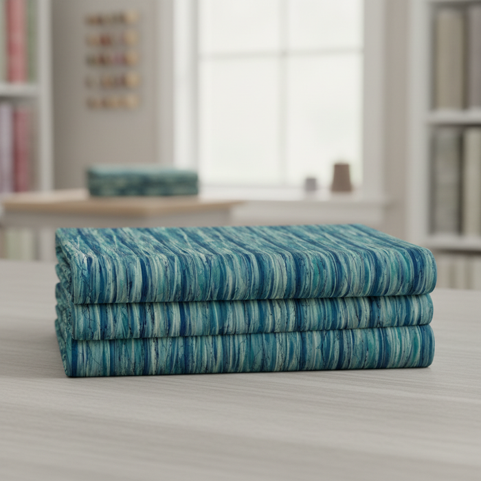 Stria Blue Multi Folded