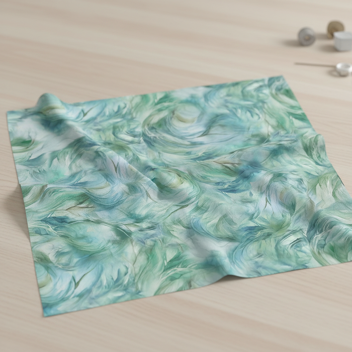 Swirl Texture Natural Drape