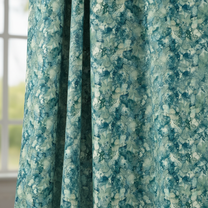 Texture Teal Multi Draped