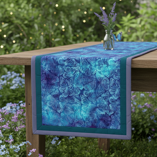 Turquoise Purple Butterflies Project