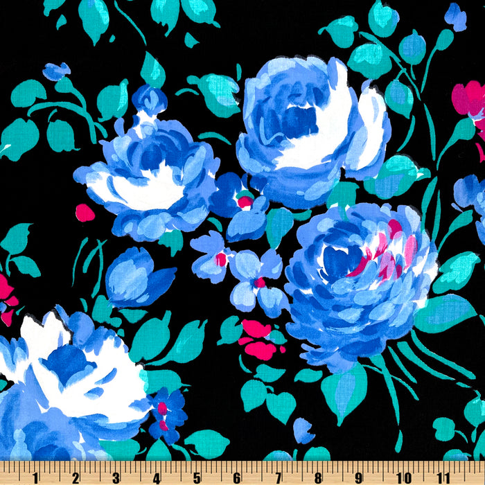VINTAGE | Large Blue Flowers