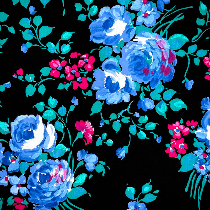 VINTAGE | Large Blue Flowers