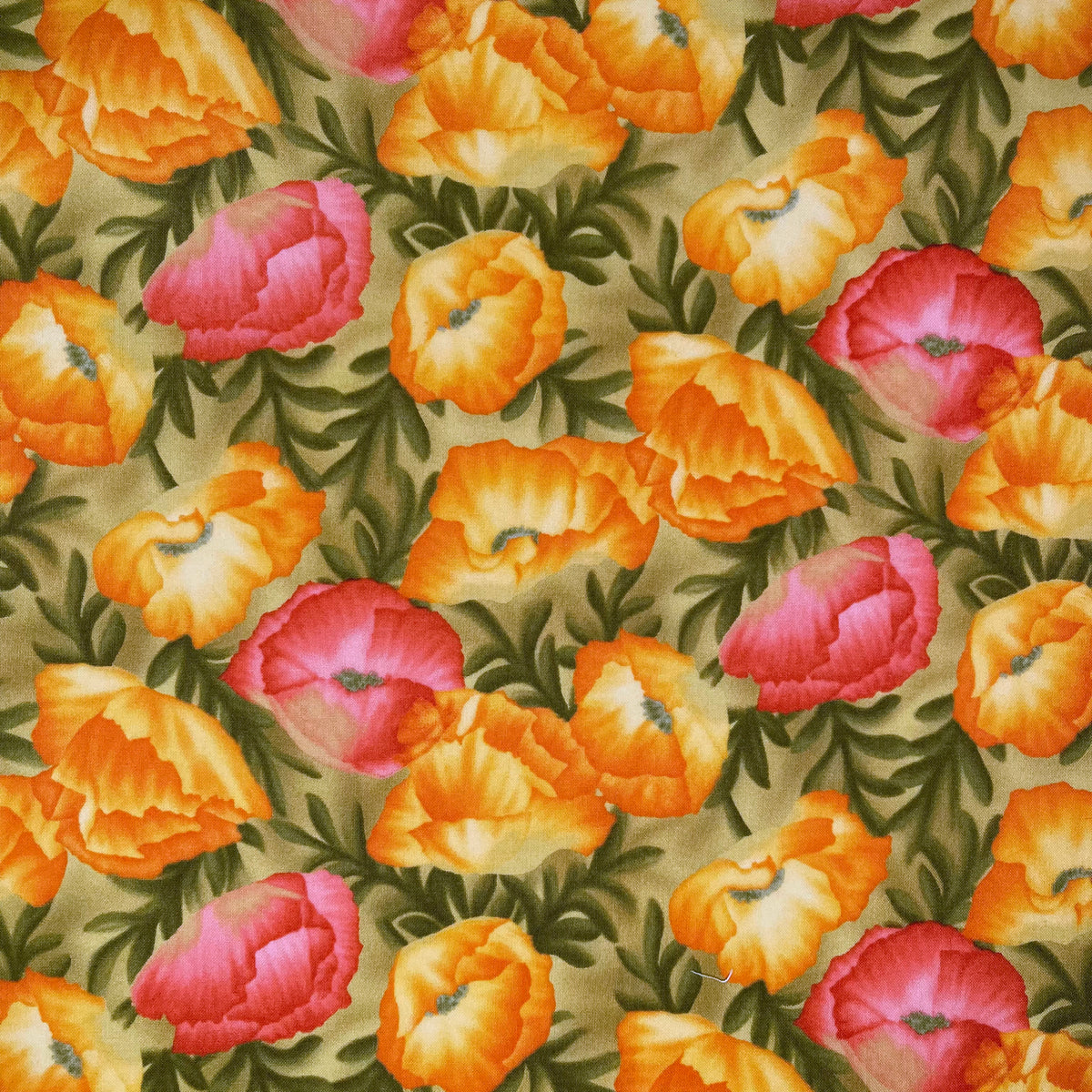 ESTATE SALE Poppies — Fabric Roost