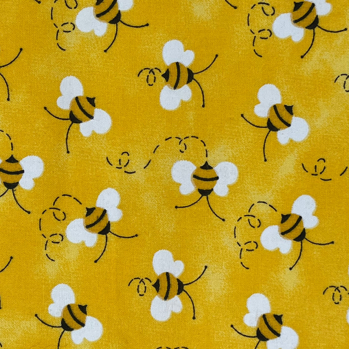 Charms Bees on Yellow