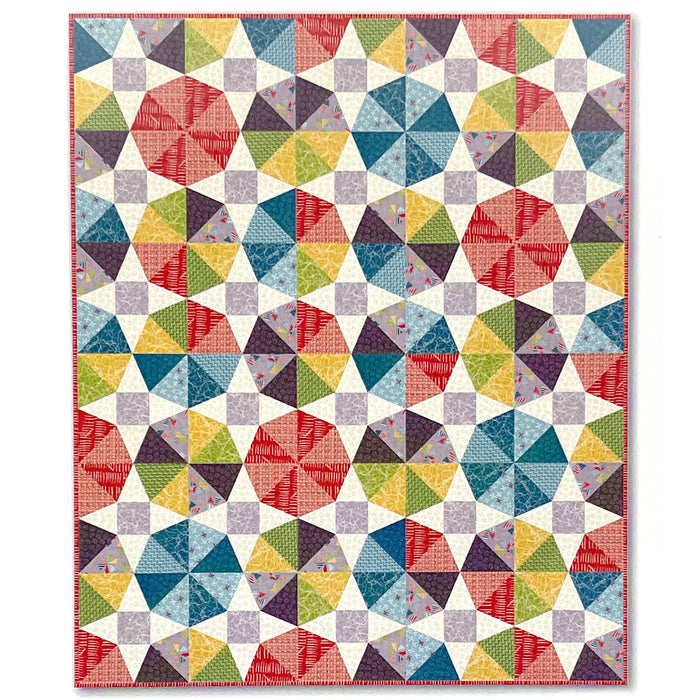 Mixed Bag, Merry Go Round Quilt Kit 50x60