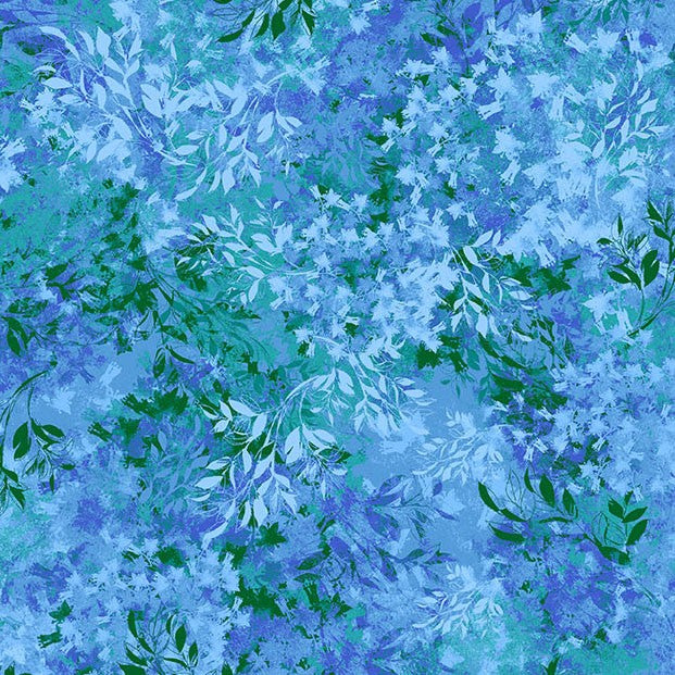 Blue Muse | Floral Imprint | Azure